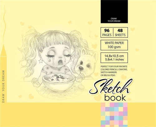 Szkicownik 148x105/96K 100g TW FRESH, Fresh