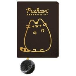 Notatnik pluszowy A5/96K gold Pusheen, ST-MAJEWSKI