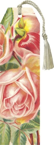 Zakładka 130 ze wstążką Różowe róże, Skona Ting