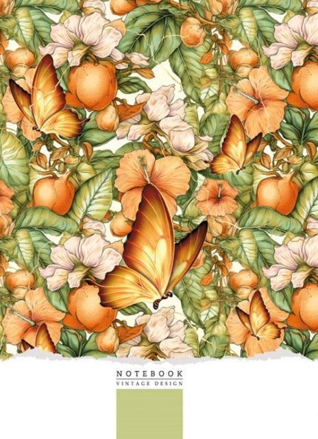 Notatnik 145x197/64K linia motyle FRESH, Fresh