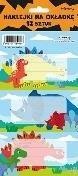 Naklejki na zeszyty - Dinozaury (12szt), Henry