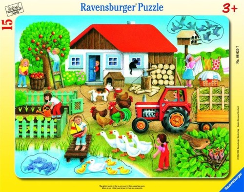 Puzzle 15 Co tu pasuje? Na wsi, Ravensburger