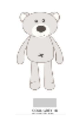 Miś Tulimy jasnoszary 19cm, Balibazoo