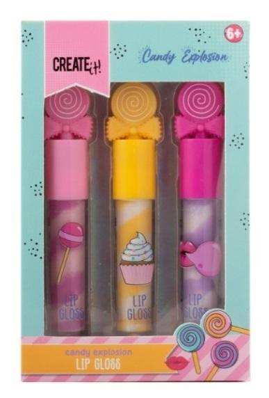 Zestaw błyszczyków Candy CREATE IT!, Canenco