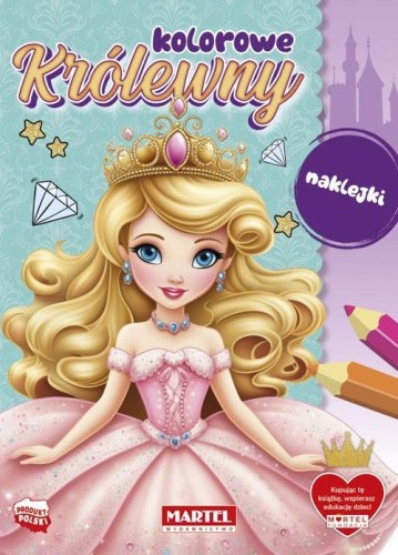 Kolorowe królewny z naklejkami, Katarzyna Salamon