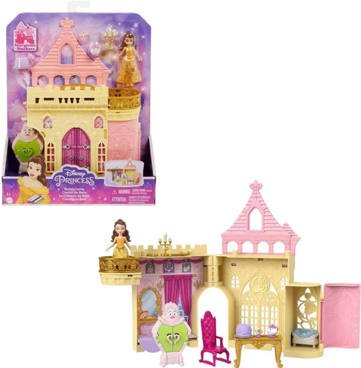 Disney Princess Zamek Belli HLW94, Mattel