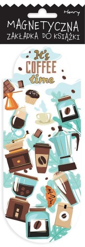 Zakładka magnetyczna owal Kawa, Henry
