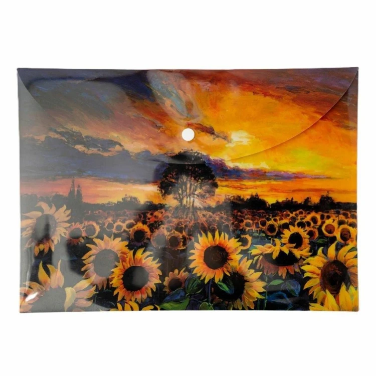 Teczka kopertowa PP A4 Słoneczniki, Narcissus