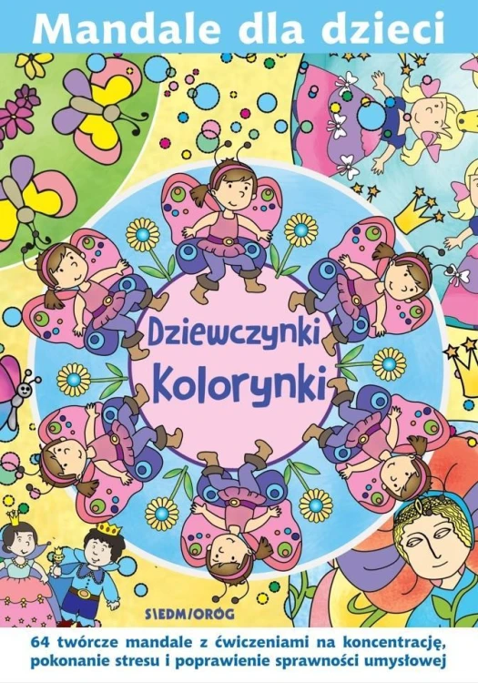 Mandale dla dzieci. Dziewczynki Kolorynki