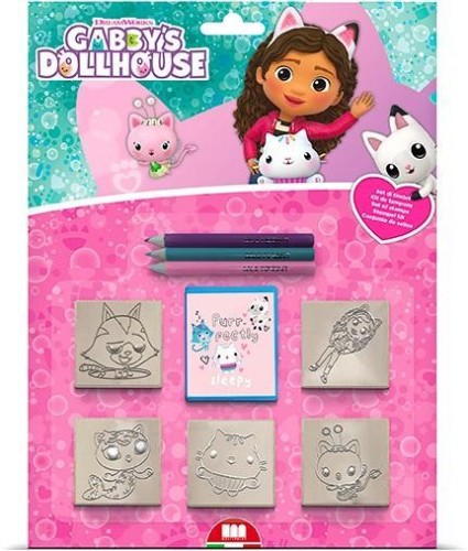 Koci Domek Gabi - pieczątki 5szt, Multiprint