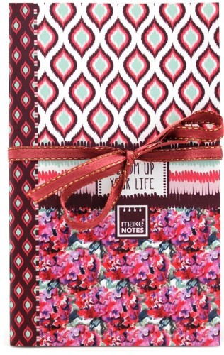 Zeszyt A6/32K gładki Bloom (3szt), Make Notes