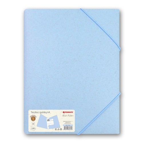 Teczka z gumką A4 niebieska PENMATE, Penmate