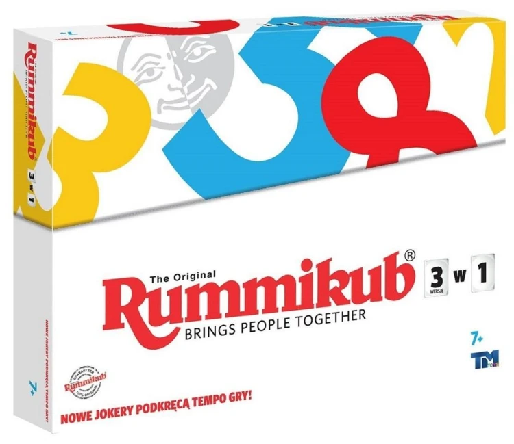 Rummikub 3w1, TM Toys