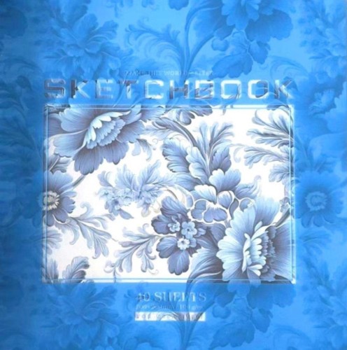 Szkicownik 200x200/40K gładki Kwiaty FRESH, Fresh