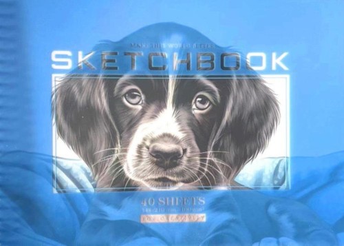 Szkicownik A5/40K koło gładki Piesek FRESH, Fresh