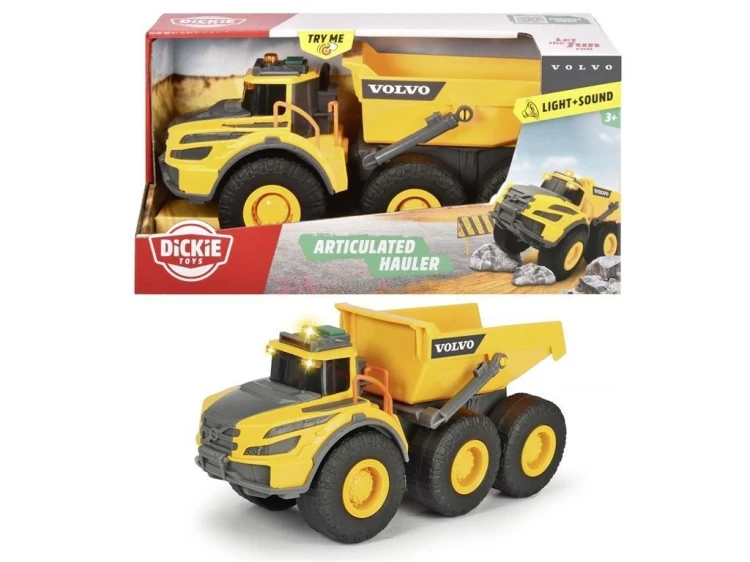 Wywrotka Volvo światło dźwięk, Dickie Toys