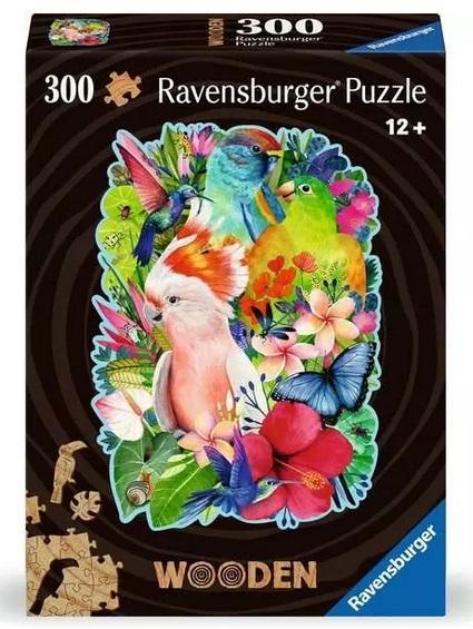 Puzzle drewniane 300 Ptaki, Ravensburger