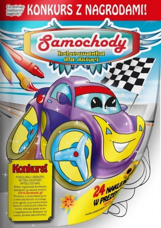 Kolorowanka samochody 210, praca zbiorowa