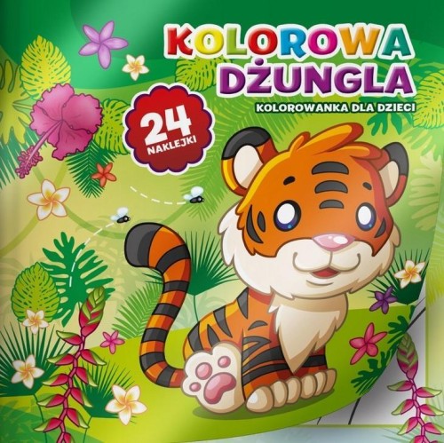 Kolorowanka Kolorowa Dżungla 210, praca zbiorowa
