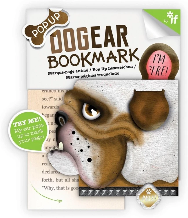 Dog Ear bookmark Stanley Buldog zakładka, IF