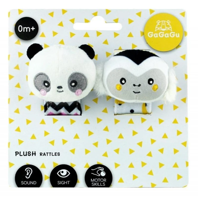 Grzechotka Panda Małpka GaGaGu, TM Toys