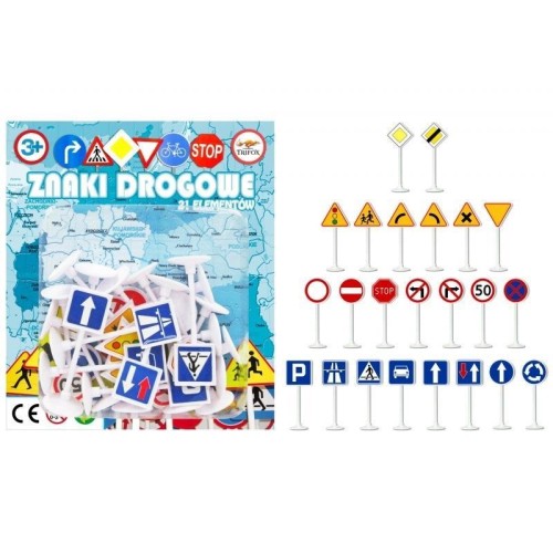 Znaki drogowe 21el, Trifox