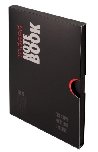 Notes B5 linia Indeed czarny, Antra