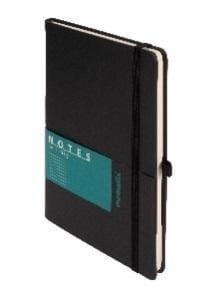 Notes Memofix A5 linia czarny, Antra