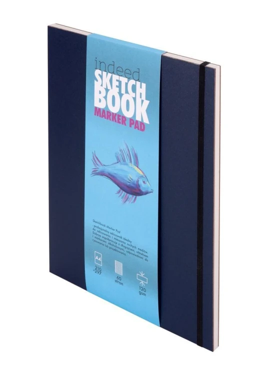 Szkicownik Indeed Marker Pad A4 granatowy, Antra