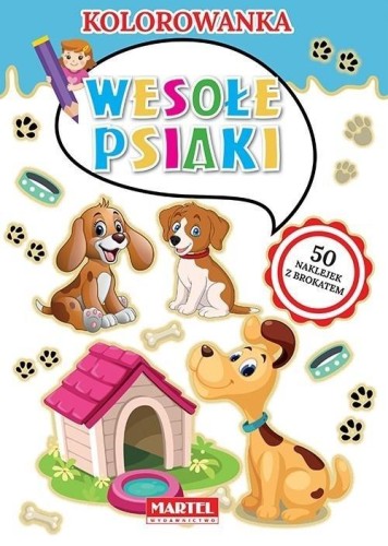 Kolorowanka. Wesołe psiaki, praca zbiorowa