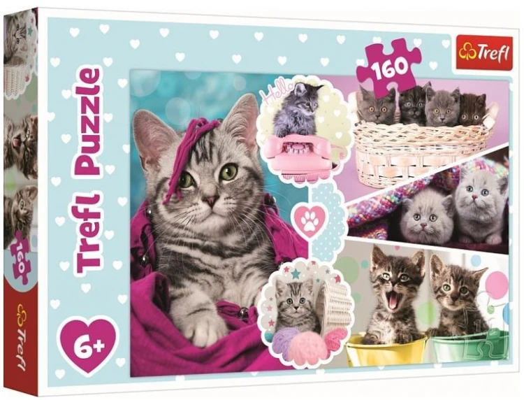 Puzzle 160 Urocze kotki TREFL, Trefl
