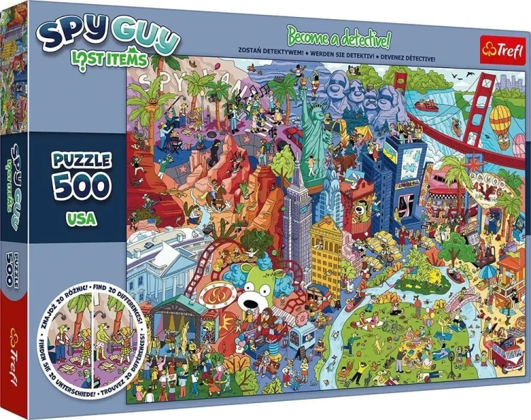 Puzzle 500 Spy Guy USA TREFL, Trefl