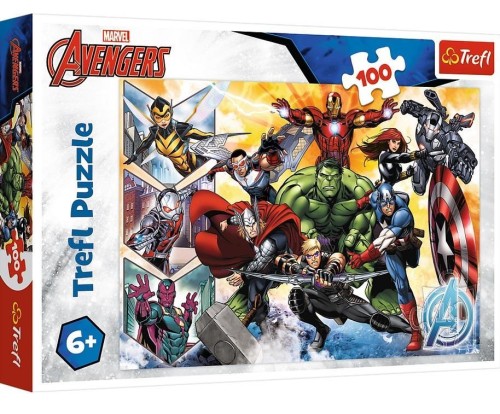 Puzzle 100 Siła Avengersów TREFL, Trefl