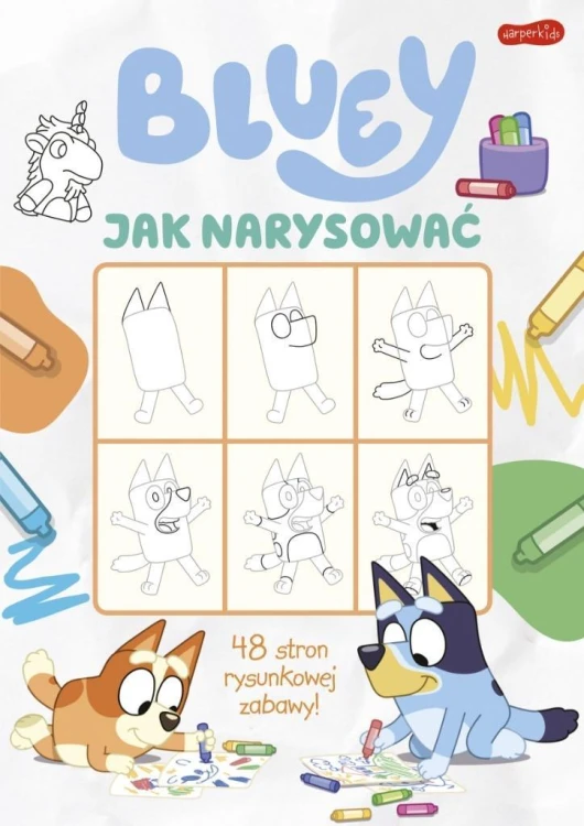 Bluey. Jak narysować, praca zbiorowa