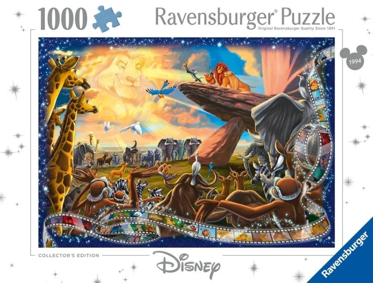 Puzzle 1000 Disney Classics Król Lew, Ravensburger