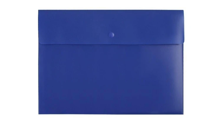 Teczka koperta A4 PP niebieska, Biurfol