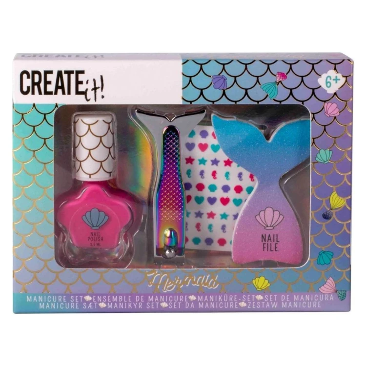 Zestaw do manicure Mermaid CREATE IT!, Canenco