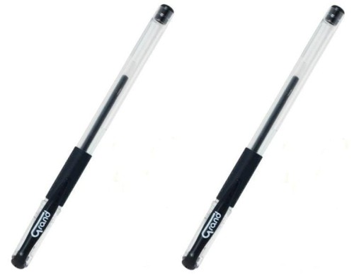 Długopis żelowy GR-101 czarny 2szt GRAND, Grand