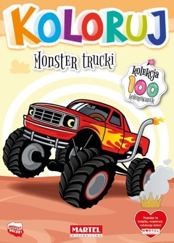 Koloruj - Monster trucki, praca zbiorowa