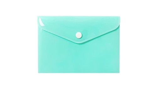 Teczka koperta A6 PP pastel zielona, Biurfol
