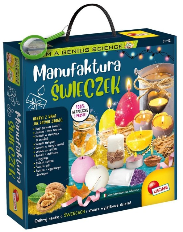 Mały Geniusz - Manufaktura świeczek, Lisciani