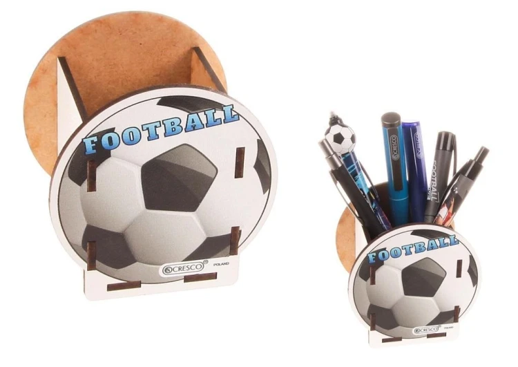 Przybornik organizer na biurko Piłka, Cresco