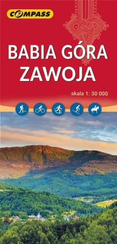 Mapa - Babia Góra Zawoja 1:30 000, praca zbiorowa