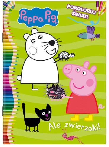 Peppa Pig. Pokoloruj świat cz.4, praca zbiorowa