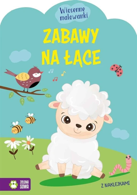 Wiosenne malowanki. Zabawy na łące, praca zbiorowa