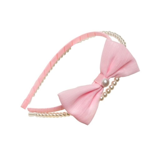 Zestaw dwóch opasek - kokardka i perełki, Coralico