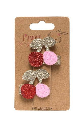 Zestaw spinek z czereśniami, Coralico