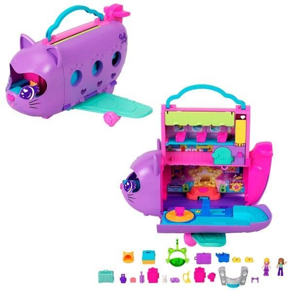 Polly Pocket. Kotolot Koci Samolot, Mattel