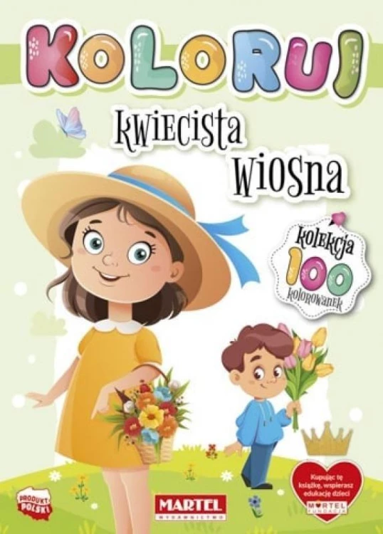 Koloruj. Kwiecista wiosna, praca zbiorowa