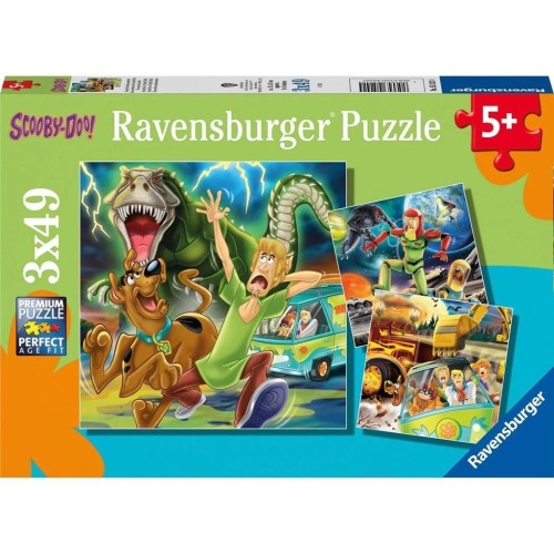 Puzzle dla dzieci 3x49 Scooby Doo, Ravensburger